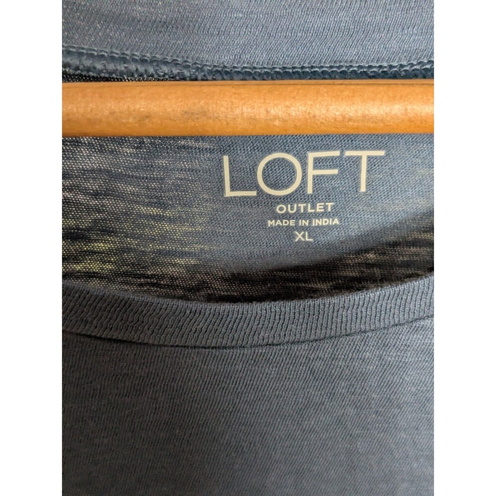 Loft Blue Gray T -Shirt Pencils Teacher Cotton XL - Picture 4 of 5